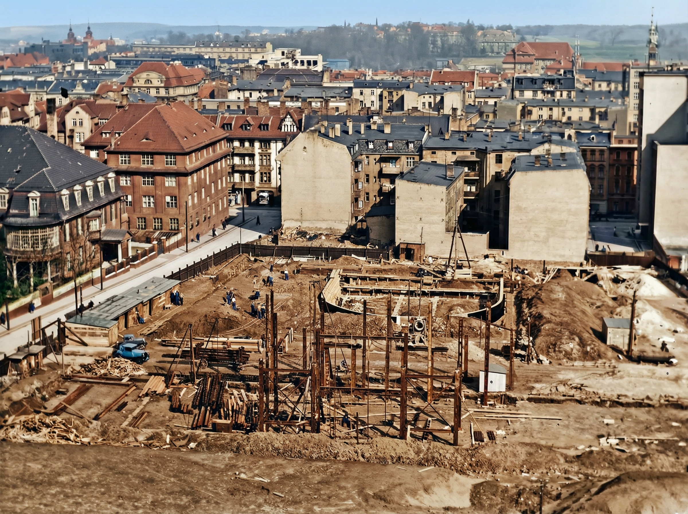 Archiwalne zdjęcie gmachu Muzeum Śląskiego